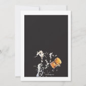 大晦日の招待状のコルクをぽんと鳴らして下さい 招待状 (裏面)