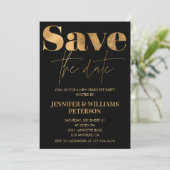 大晦日の招待状の日付を保存 招待状 (スタンド正面)