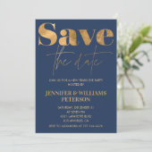 大晦日の招待状の日付を保存 招待状 (スタンド正面)