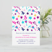 大晦日の招待状カクテルドリンクピンク 招待状 (スタンド正面)