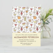 大晦日の招待状カクテルパターン 招待状 (スタンド正面)