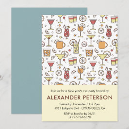 大晦日の招待状カクテルパターン 招待状