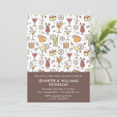 大晦日の招待状カクテルパターン 招待状 (スタンド正面)