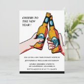 大晦日の招待用ビールメリー 招待状 (スタンド正面)