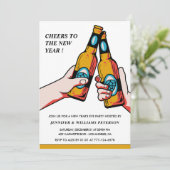大晦日の招待用ビールメリー 招待状 (スタンド正面)