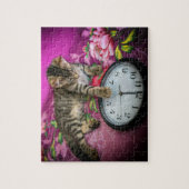 大晦日の時計キャット12 Midnight Countdown ジグソーパズル (縦)