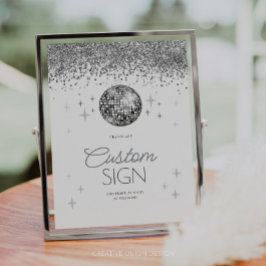 大晦日の最後のディスコのカスタム看板