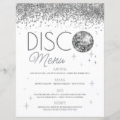 大晦日の最後のディスコのメニューサイン (正面)