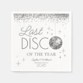 大晦日の最後のディスコパーティー スタンダードカクテルナプキン (正面)