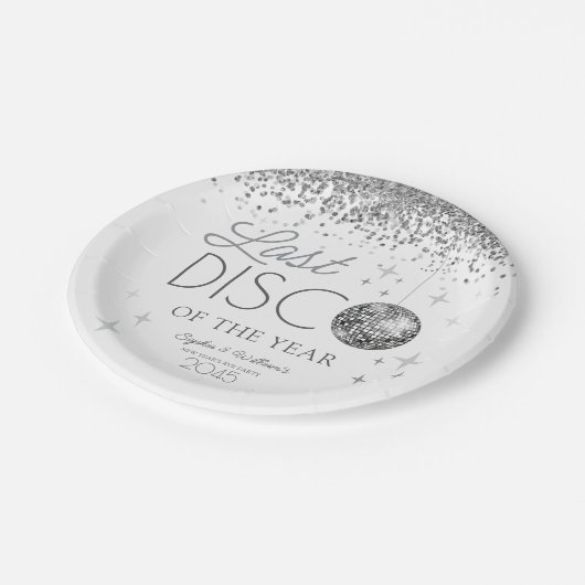 大晦日の最後のディスコパーティー ペーパープレート (アングル)