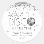 大晦日の最後のディスコパーティー ラウンドシール (正面)