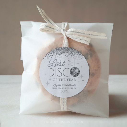 大晦日の最後のディスコパーティー ラウンドシール