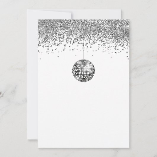 大晦日の最後のディスコパーティー 招待状 (裏面)