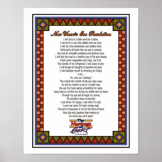 大晦日の決議 ポスター (正面)