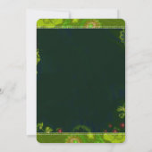 大晦日の熱帯カクテルのパーティー 招待状 (裏面)