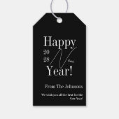 大晦日の白黒 ギフトタグ (正面)