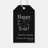 大晦日の白黒 ギフトタグ (裏面)