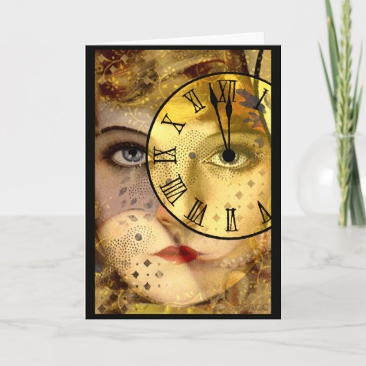 大晦日の真夜中 カード (正面)