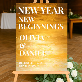 大晦日の結婚大歓迎 アクリルサイン