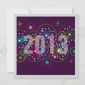 大晦日の花火お祝いパーティー 招待状 (裏面)