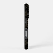 大晦日の花火のケースのアートデコ iPhoneケース (右側面)