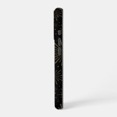 大晦日の花火のケースのアートデコ iPhoneケース (左側面)