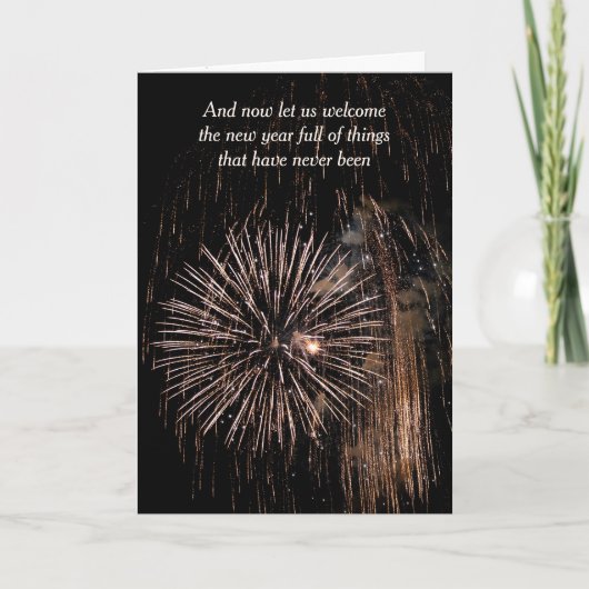 大晦日の花火|過去記事 カード (正面)