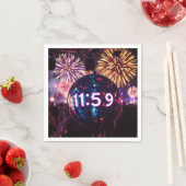 大晦日カウントダウン スタンダードカクテルナプキン (インサイチュ)