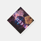 大晦日カウントダウン スタンダードカクテルナプキン (角)