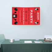 大晦日カラオケカウントダウン 横断幕 (トレードショー)