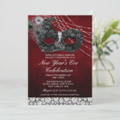 大晦日ダイヤモンドレースマスク招待状 招待状 (スタンド正面)