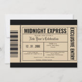 大晦日チケット招待パーティー 招待状 (正面)