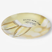 大晦日トーストお祝いパーティー ペーパープレート (アングル)