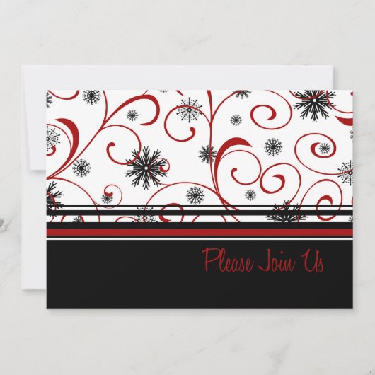 大晦日パーティの招待状カード 招待状 (正面)
