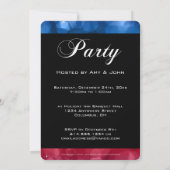 大晦日パーティの招待状ミックス色《写真》ぼけ味2 招待状 (裏面)