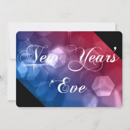 大晦日パーティの招待状ミックス色《写真》ぼけ味2 招待状