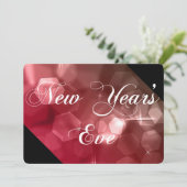 大晦日パーティの招待状ミックス色《写真》ぼけ味3 招待状 (スタンド正面)