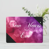 大晦日パーティの招待状ミックス色《写真》ぼけ味4 招待状 (スタンド正面)