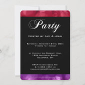 大晦日パーティの招待状ミックス色《写真》ぼけ味4 招待状 (裏面)