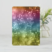 大晦日パーティの招待状ミックス色《写真》ぼけ味5 招待状 (スタンド正面)