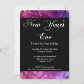 大晦日パーティの招待状ミックス色《写真》ぼけ味6 招待状 (裏面)