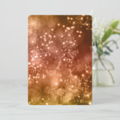 大晦日パーティの招待状ミックス色《写真》ぼけ味7 招待状 (スタンド正面)