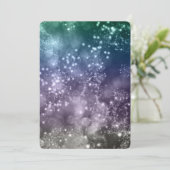 大晦日パーティの招待状ミックス色《写真》ぼけ味8 招待状 (スタンド正面)