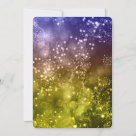 大晦日パーティの招待状ミックス色《写真》ぼけ味9 招待状