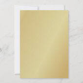 大晦日パーティの招待状-エレガント金ゴールド 招待状 (裏面)