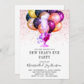 大晦日パーティの招待状 招待状 (正面/裏面)