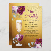 大晦日パーティの招待状 招待状 (正面/裏面)