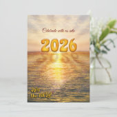 大晦日パーティの招待状 招待状 (スタンド正面)