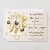 大晦日パーティの招待状 招待状 (正面)