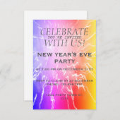 大晦日パーティの招待状 招待状 (正面/裏面)